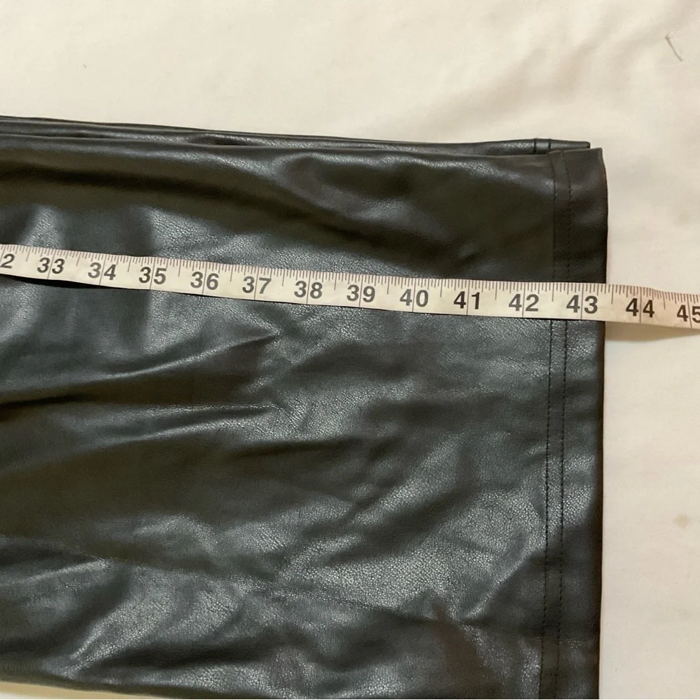 VILIGO Faux Leather Pants Black XXL